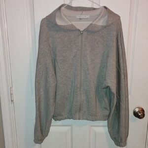 Sincerely Jules Gray Zip-Up Hoodie